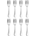 Pund Stainless Steel Cake Forks 14 cm Silver Set of 8 - Product view