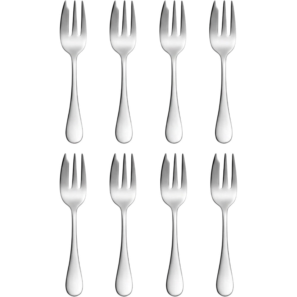 Pund Stainless Steel Cake Forks 14 cm Silver Set of 8 - Product view