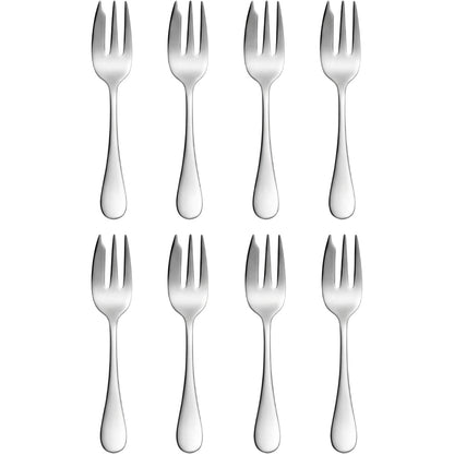 Pund Stainless Steel Cake Forks 14 cm Silver Set of 8 - Product view